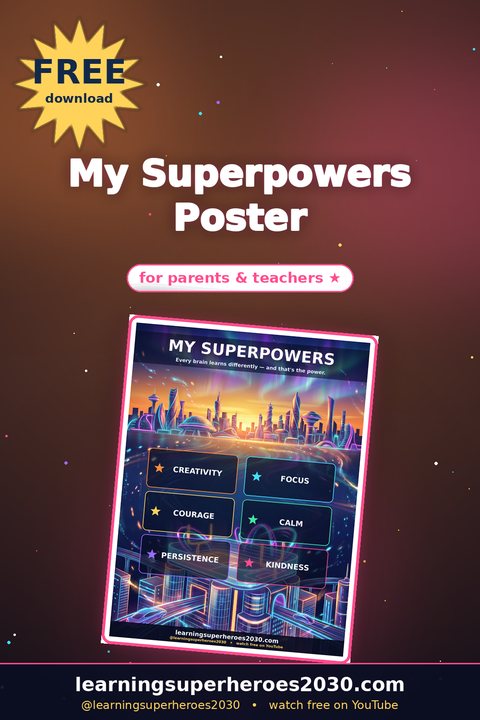 Free my superpowers poster